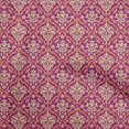 thumbnail image 1 of oneOone Silk Tabby Fuschia Pink Fabric Block Sewing Craft Projects Fabric Prints By Yard 42 Inch Wide, 1 of 5