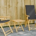 thumbnail image 1 of vidaXL Folding Garden Table 45x45x45 cm Bamboo, 1 of 5