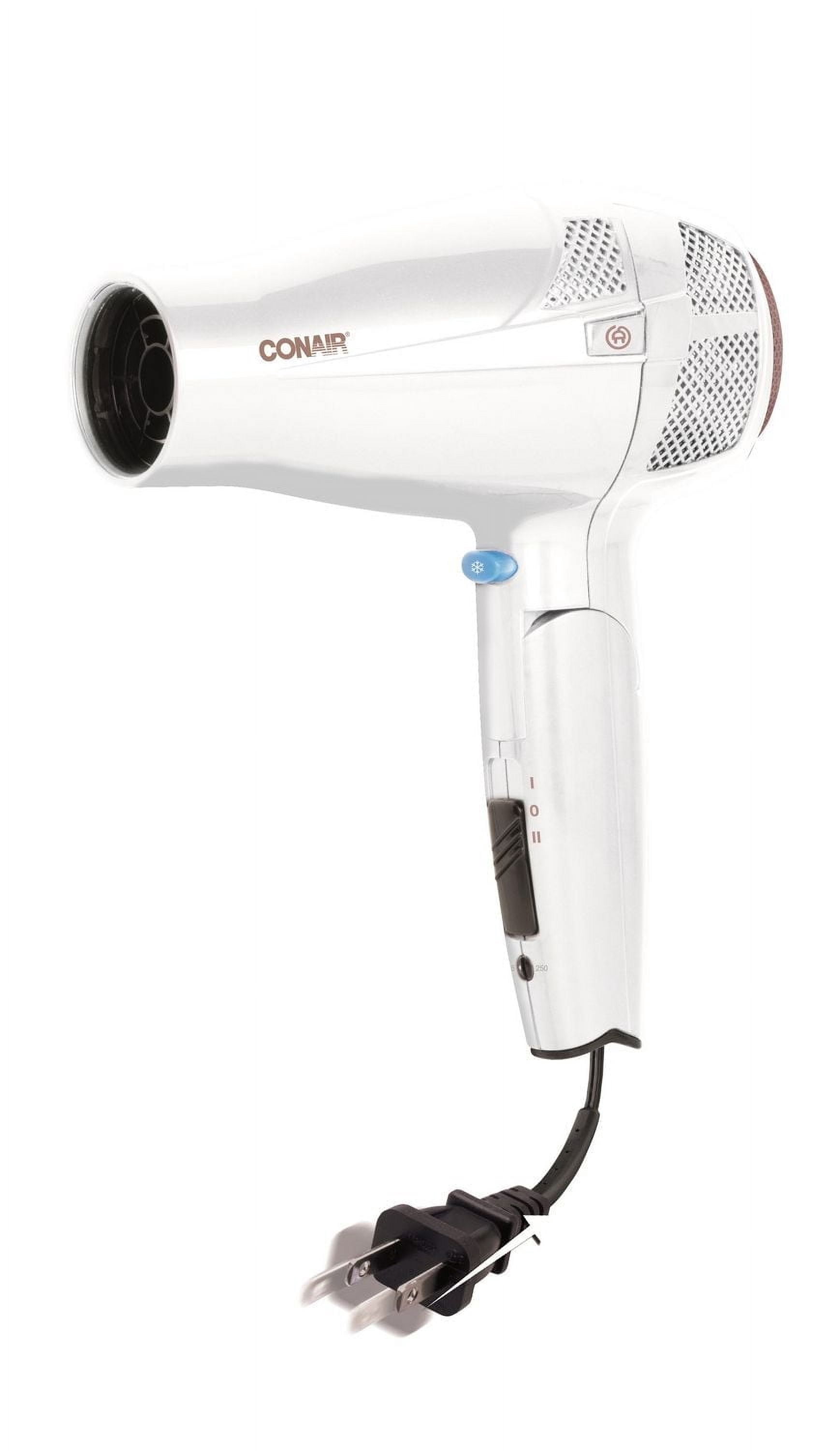 Conair Sèche-cheveux Double céramique 1875W à tension dual avec poignée pliable