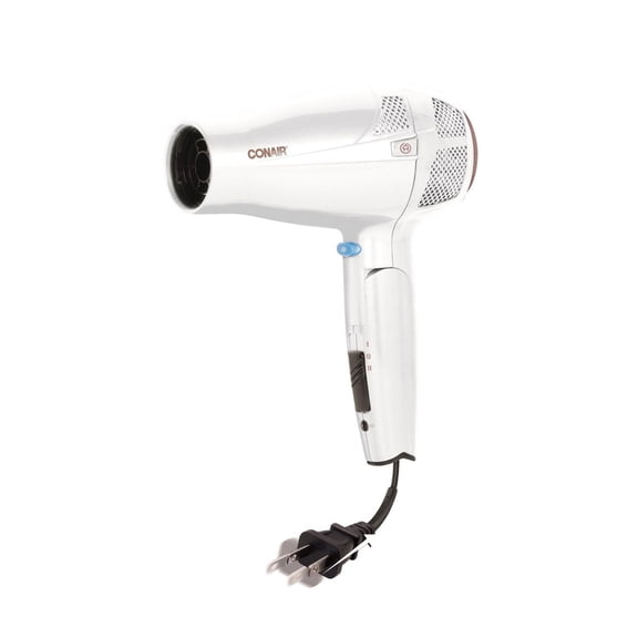 Sèche-cheveux Conair, 1875 W, Taille Moyenne, Ionique, Bitension, Avec Poignée Rabattable Et Range-cordon