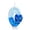 Number 0, variant on Goleeg White and Blue Birthday Candles Number 1, Glitter Number Candle Cake Decorations for Birthday Wedding Anniversary Party Supplies