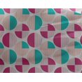 thumbnail image 4 of oneOone Georgette Viscose Fabric Circle Geometric Fabric Prints By Yard 42 Inch Wide, 4 of 4
