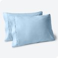 thumbnail image 1 of Bare Home Pillowcase Set - Premium 1800 Collection - Double Brushed - Ultra Soft - Standard Size, Light Blue, 2 Count, 1 of 7