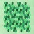 thumbnail image 1 of Ahgly Company Machine Washable Indoor Square Transitional Jade Green Area Rugs, 8' Square, 1 of 7