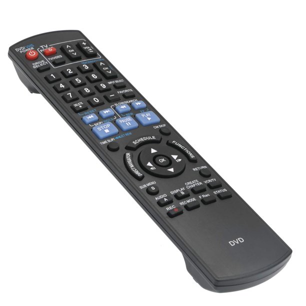 N2QAYB000197 Replace Remote Control fit for Panasonic DVD VCR DVDR