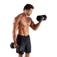thumbnail image 3 of Weider Haltère Hexagonal en Caoutchouc 35 lb Poignée Moletée Simple Gym à Domicile, 3 of 5
