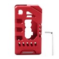 thumbnail image 2 of Housse de Porte-Clés, Coque de Clé de Voiture à Distance Coque de Clé de Voiture, Étui de Protection en Alliage d'Aluminium CNC Haute Résistance pour Voiture Clé Voiture JL 2018+, 2 of 8