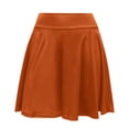 thumbnail image 5 of PEZHADA Jupe Crayon Mini Taille Haute Unie pour Femme, Moulante aux Hanches, Aguichant, Courte, Orange, TTTTG, 5 of 5