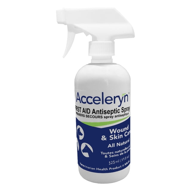 Acceleryn Antiseptique de Premiers Soins pour Animaux, 525 ml
