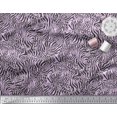 thumbnail image 3 of Soimoi Purple Viscose Chiffon Fabric Leopard & Wild Animal Skin Decor Fabric Printed BTY 42 Inch Wide, 3 of 3