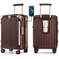 thumbnail image 1 of Joyway Valise Cabine Extensible Rigide 20 Pouces Bagage Cabine Port USB Porte-Gobelet Cadenas TSA Valise, 1 of 7