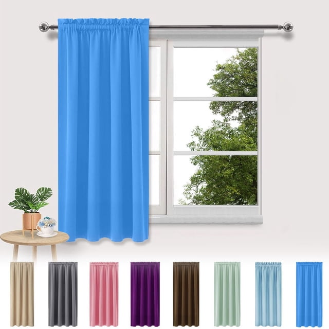 1 Panel Short Curtain Kitchen Window Curtains, Vintage Valances for Windows, Shower Window Curtain Kitchen Valances