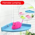 thumbnail image 3 of Hamster Plateforme pour Créative en Bois, Cage pour Hamster, Plateforme d'Angle pour Hamster, 3 of 10