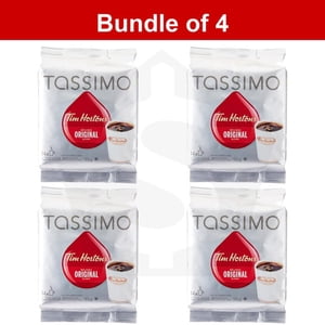 Bundle of 4 - Tassimo Tim Horton's Coffee Single Serve T-Discs, 14 T-Discs 56 Count (Pack of 14 )