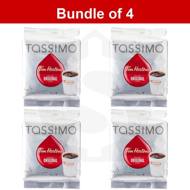 Lot de 4 - Tassimo Tim Horton's Coffee Single Serve T-Discs, 14 T-Discs 56 Count (Lot de 14 )