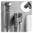 thumbnail image 2 of Bathroom Handheld Toilet Bidet Faucet, Sprayer Hand Bidet Set Toilet Self Cleaning Shower Head One In Two Out Angle Valve Faucet ,Easy to Install, 2 of 7