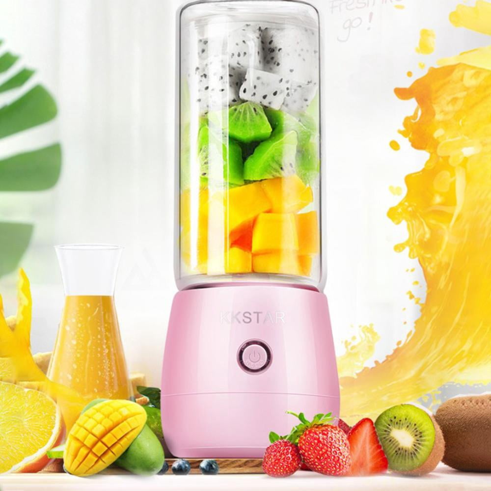 Feltree Portable Blenders, Personal Size Juicer Cup for Shakes, Baby Food Mixing Machine, USB Rechargeable with Six Slices, for Sports Travel and Outdoors