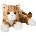 thumbnail image 1 of 15" Tabby - Plush Stuffed Animal - Orange Striped Tabby Cat, 1 of 4