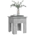 thumbnail image 2 of vidaXL Coffee Table Concrete Grey 40x40x42 cm Engineered Wood, 2 of 4