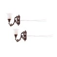 thumbnail image 3 of Milaget 2Pcs Hanging Lamp Simulation Decor for Dollhouse Living Room Mini Toy Lamp E, 3 of 9