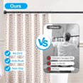 thumbnail image 4 of Shower Curtain Rod - Adjustable Tension Spring Shower Curtain Rod Tension Premium Stainless Steel -Slip No Drilling No Rust for Bathroom, 4 of 7