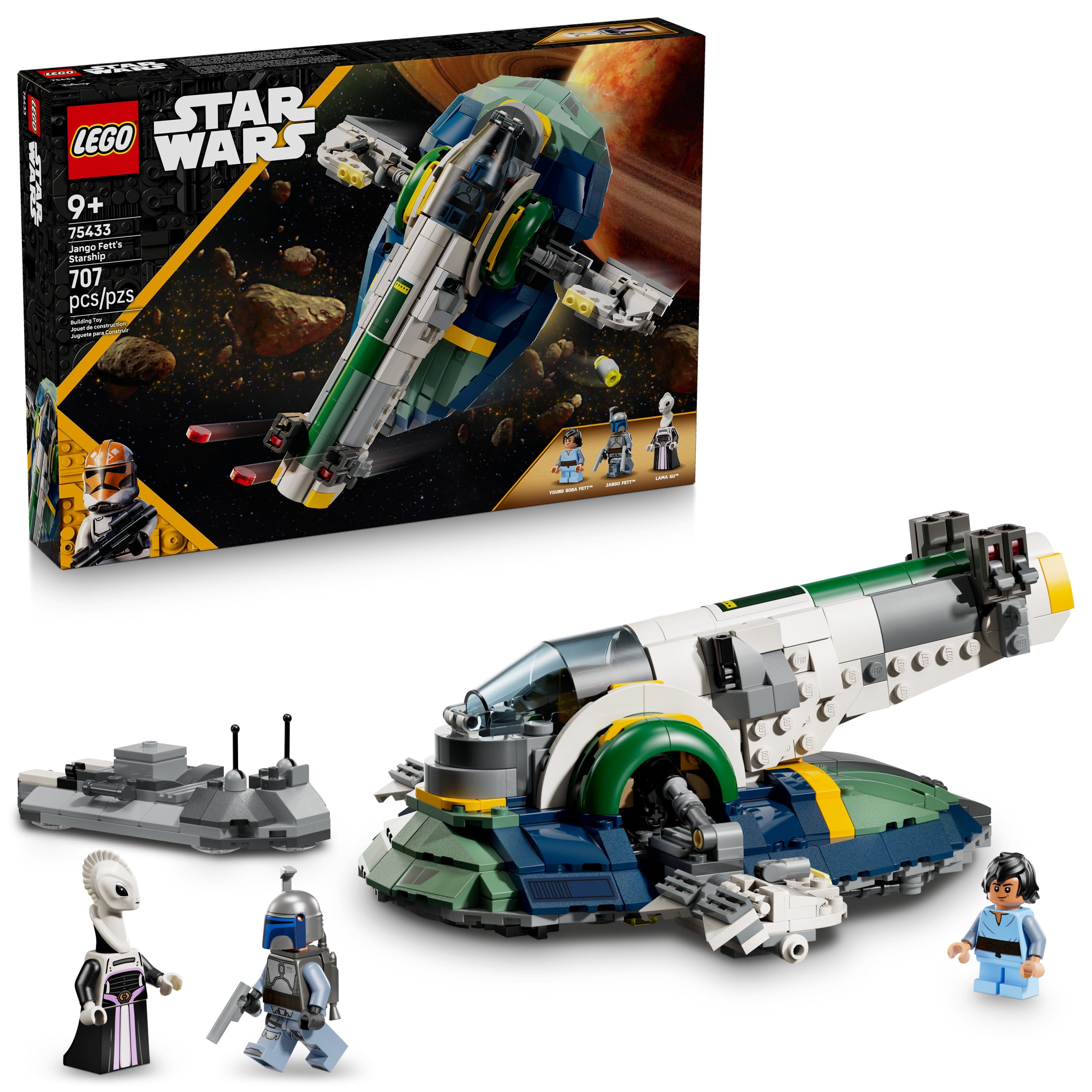 LEGO Star Wars : L’Attaque des Clones Le Vaisseau de Jango Fett, Ensemble 75433