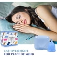 thumbnail image 2 of SHORDY Menstrual Cup (Blue), Single Pack (Small) with Box, 2 of 10