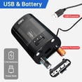 thumbnail image 3 of Deli Electric & Battery Pencil Sharpener, Automatic with Adjustable Thickness, Black, 3 of 8