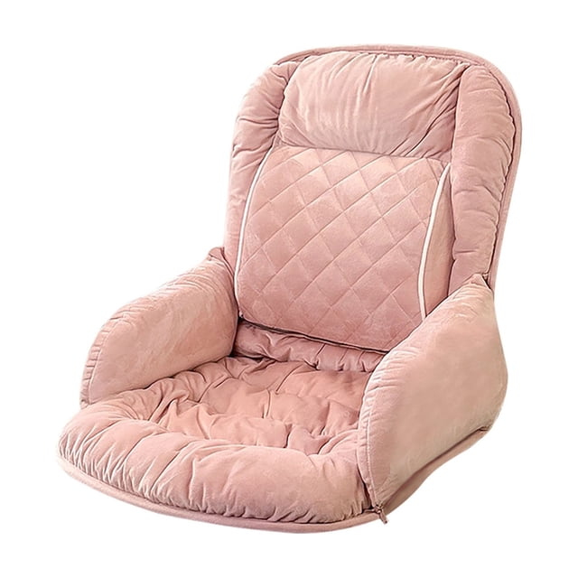 J Heated Lumbar Support Cushion With Fast Warm Up, Adjustable Heating Pad, Machine Washable Cover For Office Chair, Car Seat, Wheelchair And Home Use, Relieves Back Pain