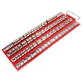 thumbnail image 1 of Nikou Socket Trays, Heavy Duty Durable Socket Tray Rack Organizer 1/2 1/4 3/8 Inch Garage Workshop Rail Tool Holder(80pc), 1 of 2