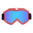 thumbnail image 1 of Zootealy Lunettes de Moto Tout-Terrain Anti-Vent Anti-Sable Lunettes de Protection 368 Cadre Rouge Lentille Colorée, 1 of 7