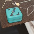 thumbnail image 2 of Dvkptbk Jewelry Storage 26 Letters Earring Jewelry Display Storage Box Case Organizer Flannel Tray Holder Gift Storage Trunks & Bag, 2 of 3