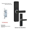 thumbnail image 2 of Serrure de Porte à Empreinte Digitale à Conception Sans Perçage, Contrôle par Application Smart Life, Capacité de 150 Pcs pour Utilisateurs, Facile à Utiliser, 2 of 6