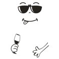 thumbnail image 2 of Clearance! Kitchen Fridge Wall Sticker, Cute Sticker Fridge Happy Delicious Face Kitchen Fridge Wall Refrigerator Vinyl Stickers Cute Home Decor 1 Set Pallet Sales Sales & Deals #22, 2 of 4