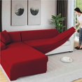 thumbnail image 2 of stanreset Housse de Canapé Protectrice en Polyester Housse de Canapé Extensible 2 Places Housse de Protection pour Meubles pour Salon, 2 of 6