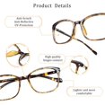 thumbnail image 4 of LifeArt Blue Light Blocking Computer Reading Glasses with Transparent Lens for Women/Men, 4 of 9