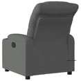 thumbnail image 2 of vidaXL Electric Massage Recliner Chair Dark Grey Fabric, 2 of 5