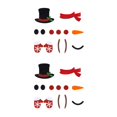 thumbnail image 3 of Transemion Cute Christmas Window Stickers For DIY Home Decor Christmas Theme Door Stickers Christmas snowman 2Set, 3 of 6