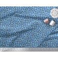 thumbnail image 2 of Soimoi Cotton Voile Fabric Crown Victorian Style Print Fabric by The Yard 42 Inch Wide, 2 of 3