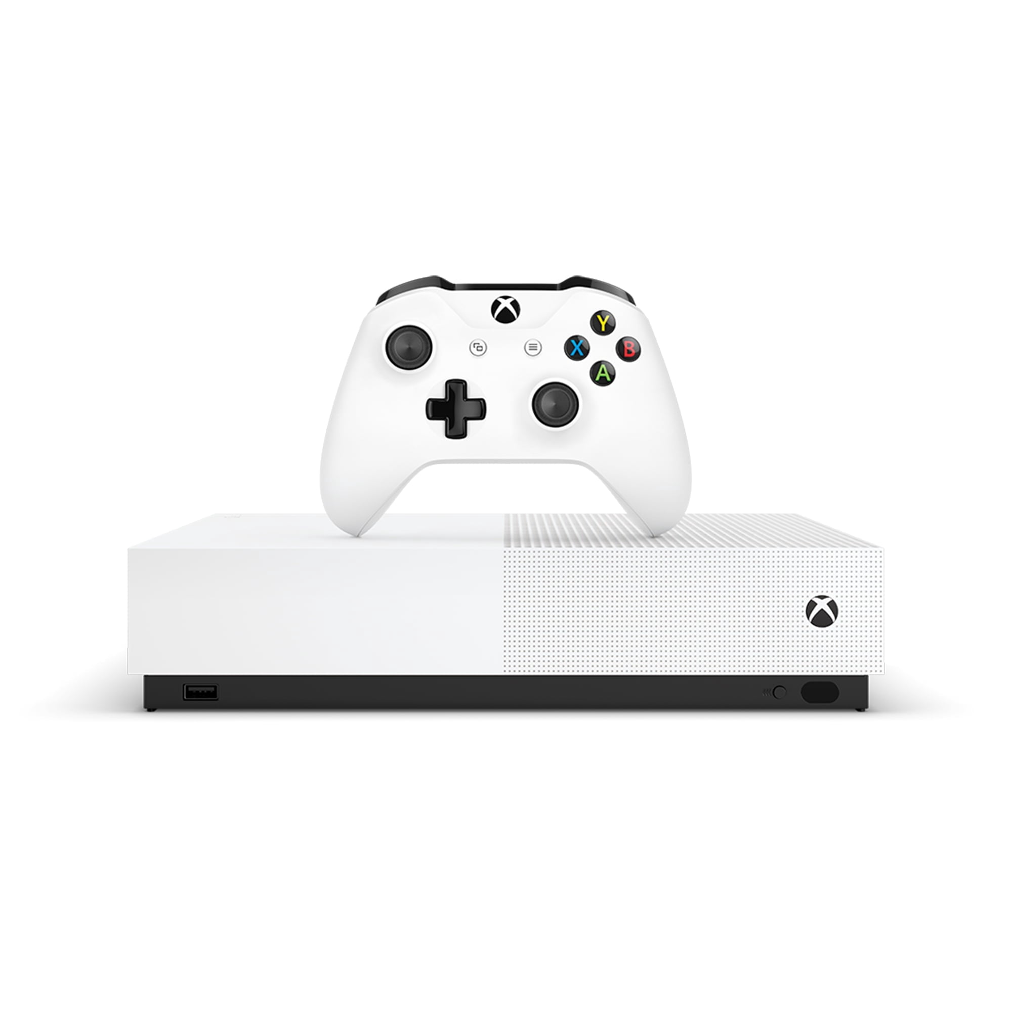 Restored Microsoft Xbox One S 1TB All-Digital Edition Console Disc