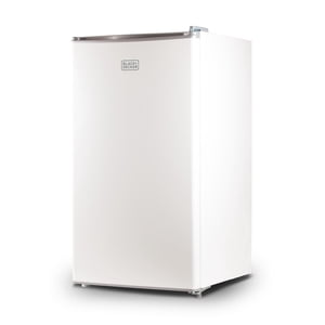 Black + Decker BCRK32W Compact Refrigerator Energy Star Single Door Mini Fridge with Freezer, 3.2 Cubic Ft., White