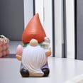 thumbnail image 5 of Fwttom Décorations de Pâques Statue de Nain de Jardin Figurines de Collection Statue Miniature en Résine Nain de Jardinage, 5 of 5