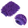 thumbnail image 5 of Unique Bargains Large Double-Side Microfiber Soft Chenille Dusting Wash Mitten Purple, 5 of 5