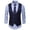 Navy, variant on Summer Solid Suit Vest for Men – British Slim Fit Formal for Business Occasions and Evening Wear