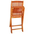 thumbnail image 5 of vidaXL 5 Piece Folding Outdoor Dining Set Solid Eucalyptus Wood, 5 of 5