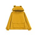 thumbnail image 1 of Sweat à Capuche Frog Mignon pour Femmes, Fermeture Éclair, Tunique Décontractée Ample, Costume Mignon avec Poches, 1 of 7