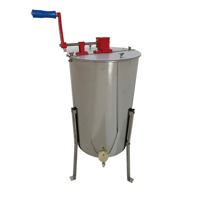 INTBUYING 2 Frame Stainless Steel Honey Extractor With Stand Beekeeping Equipment