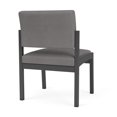 thumbnail image 5 of Lenox Chaise d'Appoint Sans Accoudoirs pour Réception / Acier Charbon / Gris Pâle, 5 of 5