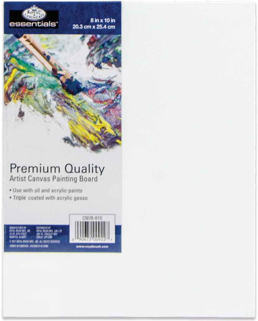 Royal Langnickel essentials(TM) Premium Canvas Board-8"x10" - CNB810