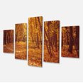 thumbnail image 2 of Yellow Forest and Fallen Leaves - Modern Forest Canvas Art, 2 of 3